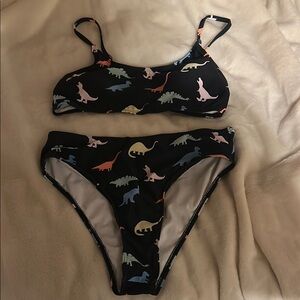 Dinosaur Print Bikini Set